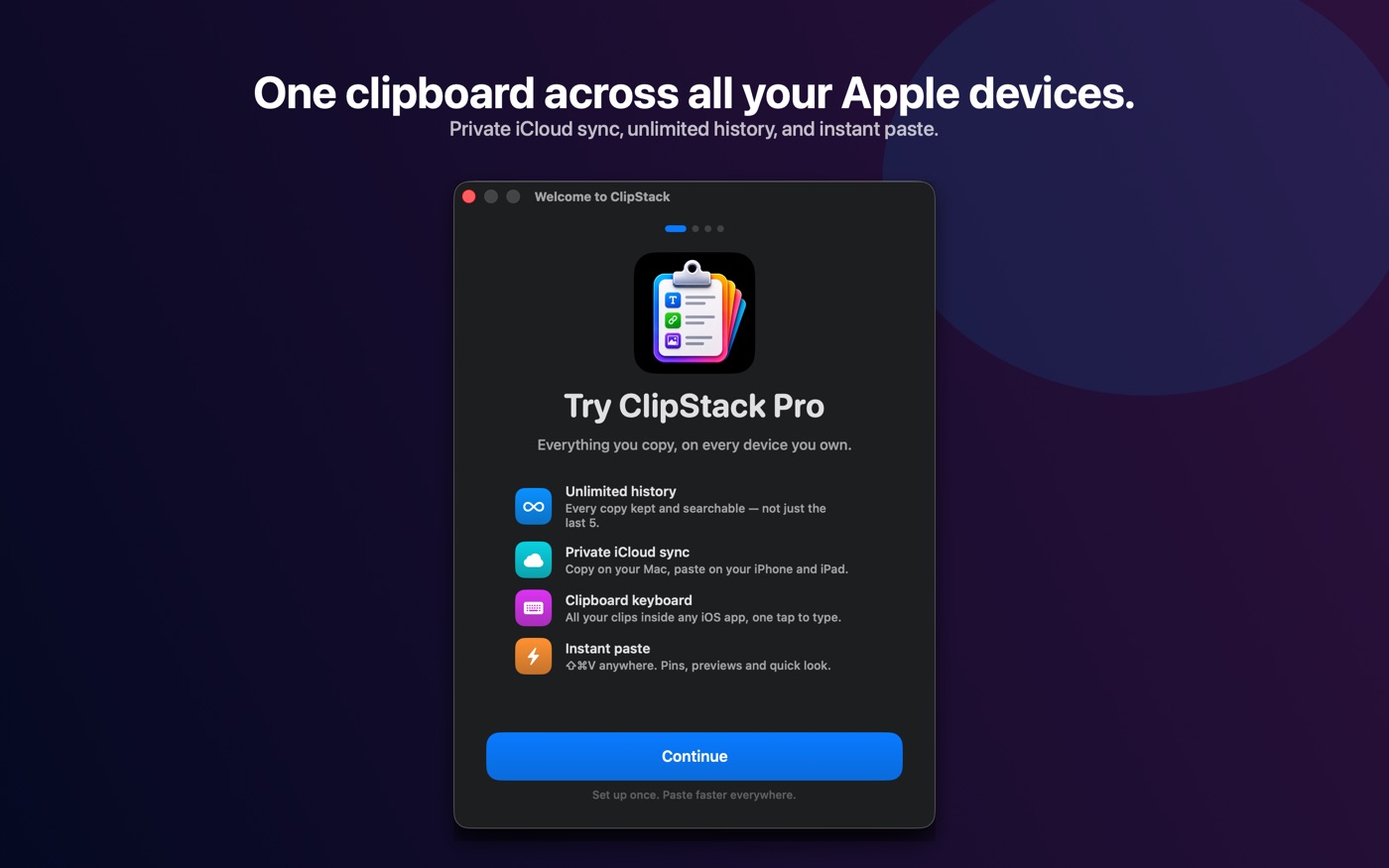 Cross-device sync and ClipStack Pro on Mac
