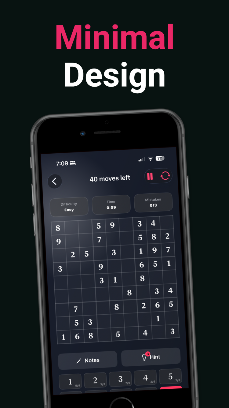 Just Sudoku on iPhone