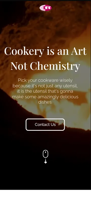 The JDR Foundries homepage, on a phone